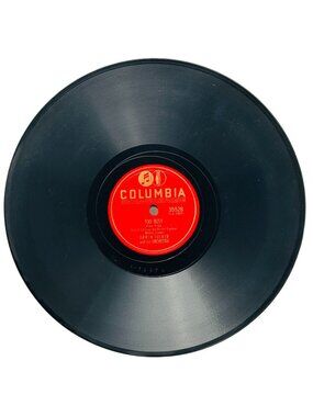 Orrin Tucker Too Busy / Itll Come To You 10 Inch Shellac 78 RPM Columbia 35528
